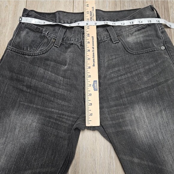Levi’s Vintage Y2K 514 Slim Straight Button Pocket Grey Washed Denim Men’s 34 - Picture 2 of 12
